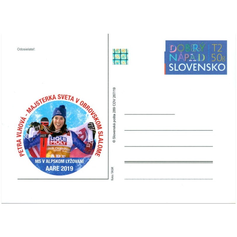 Słowacja 2019, P. Vlhova, slalom, MŚ, złoto. Cp