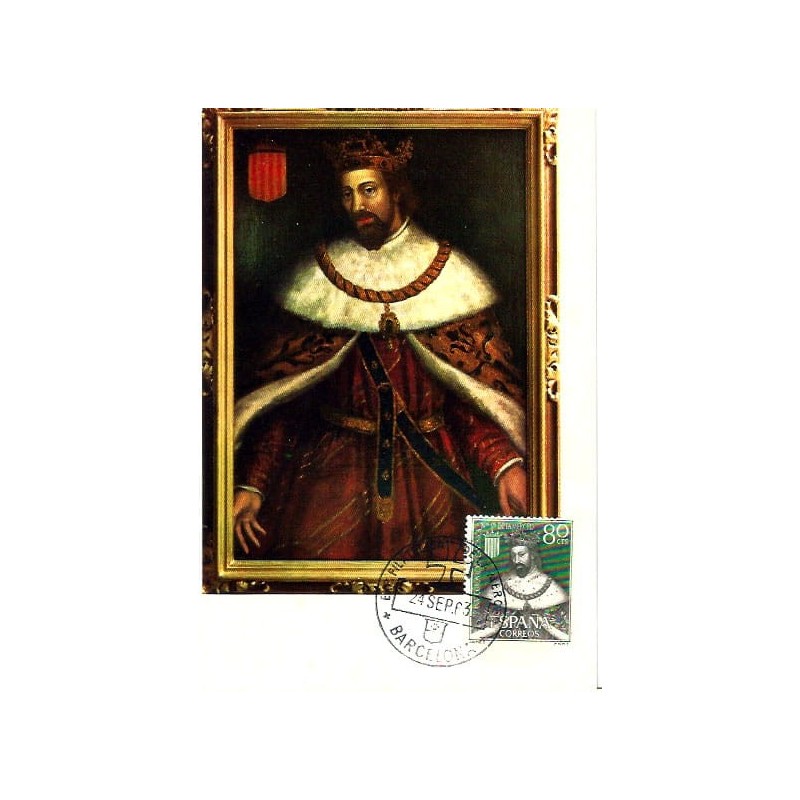 Hiszpania 1963, Król Jakub I Zdobywca. Karta maksimum