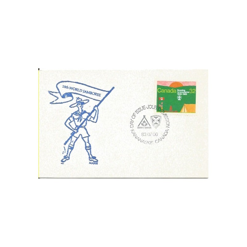 Kanada 1983, Harcerstwo. FDC
