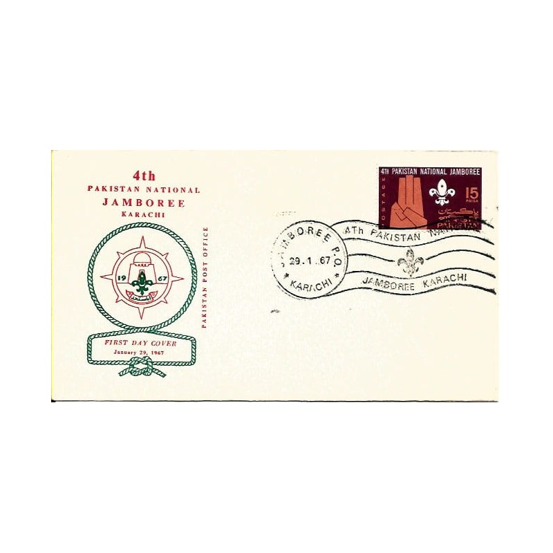 Pakistan 1967, Harcerstwo. FDC