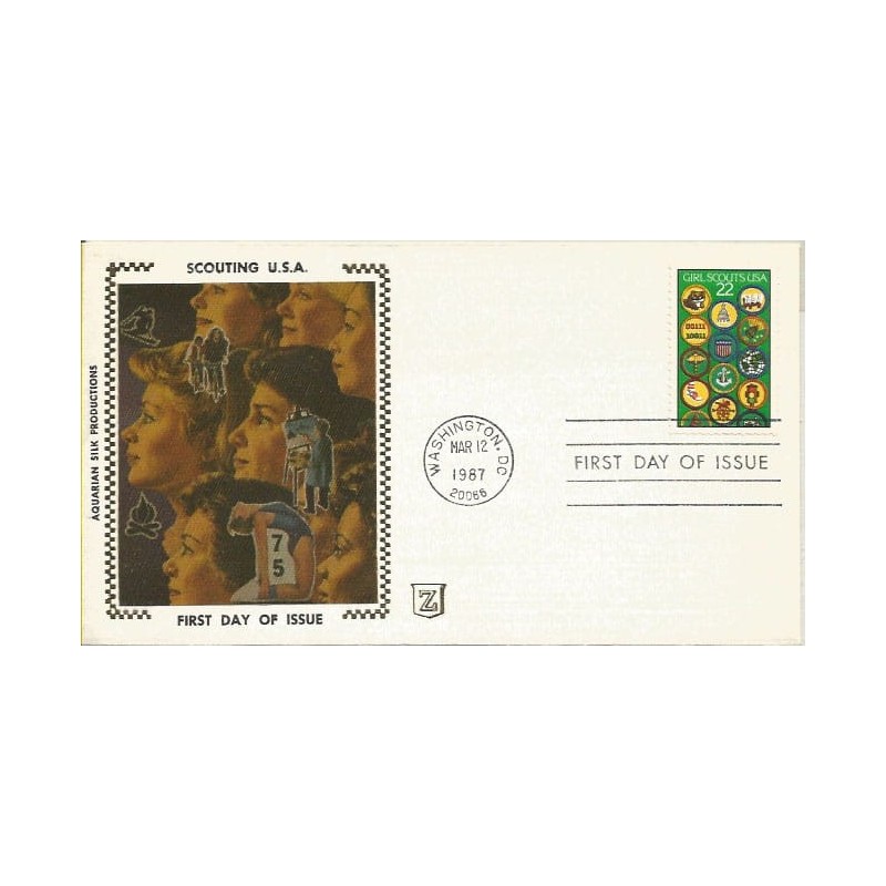 USA 1987, Harcerstwo. FDC