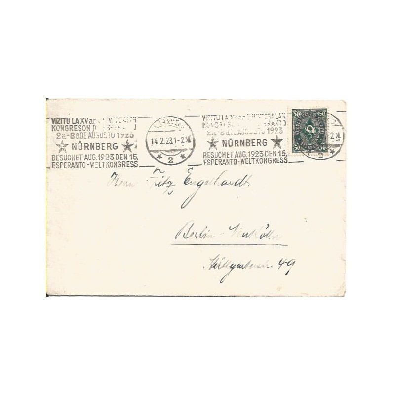 Niemcy 1923, Esperanto. Norymberga