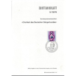 Niemcy 1976, Muzyka, Towarzystwa śpiewacze. ETB