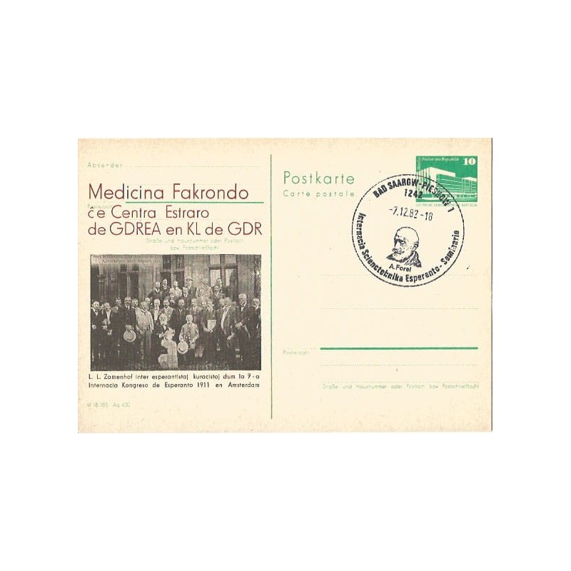 Niemcy NRD 1982, Esperanto. Bad Saarow