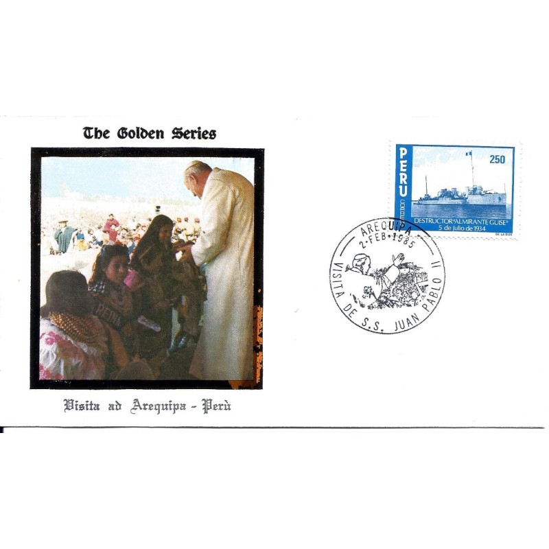 Peru 1985, Papież Jan Paweł II. Datownik