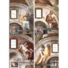 Watykan 1991, Kaplica sykstyńska, malarstwo Michał Anioł. Karty maksimum