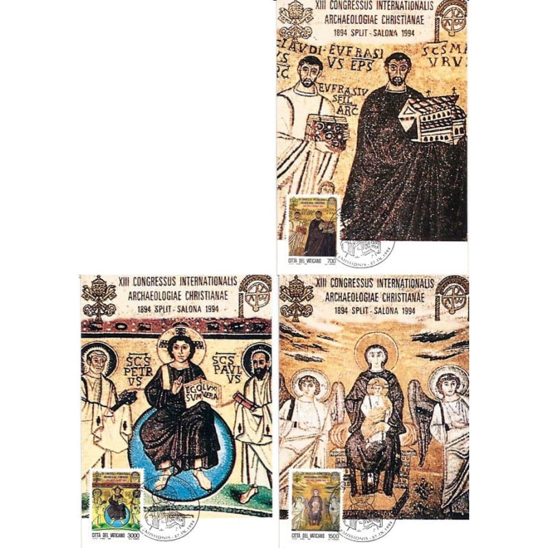 Watykan 1994, Archeologia chrześcijańska. Karty maksimum