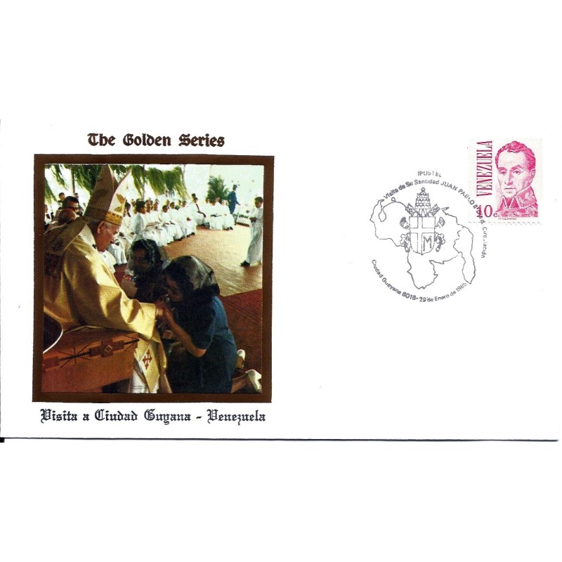 Wenezuela 1985, Papież Jan Paweł II. Datownik