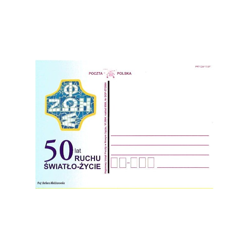 Kartka Nowy Sącz 2004, Ruch Światło-Życie