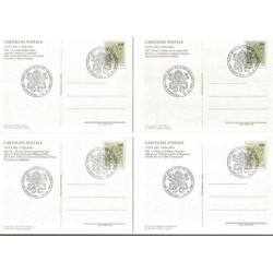 Watykan 1982, Dawne widoki, bazylika. Całostki Cp, odmiana 200, kasowane FDC