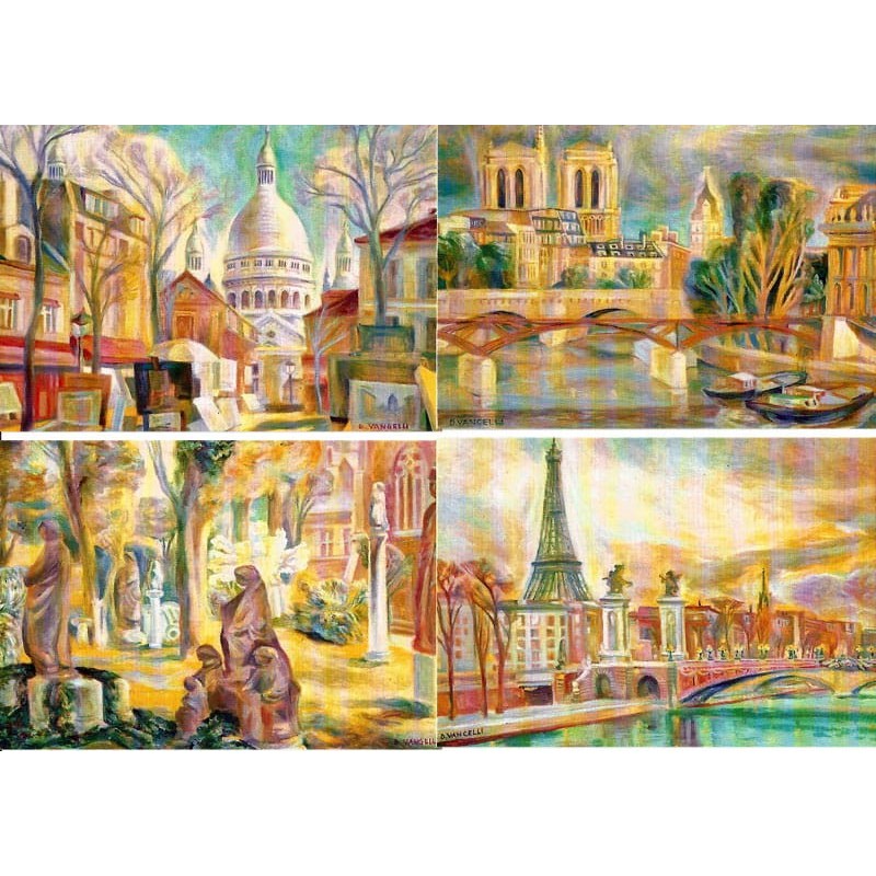 Watykan 1989, Paryż, zabytki, katedra Notre Dame. Całostki Cp, kasowane FDC