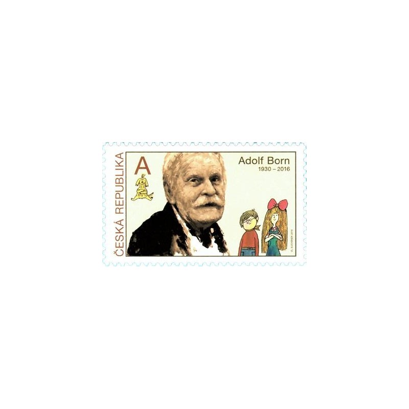 Czechy 2019, Znaczki, bajki, grafika, A. Born **