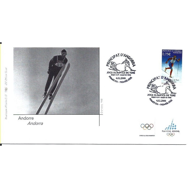 Andora Fr. 2006, Igrzyska olimpijskie Turyn 2006. FDC