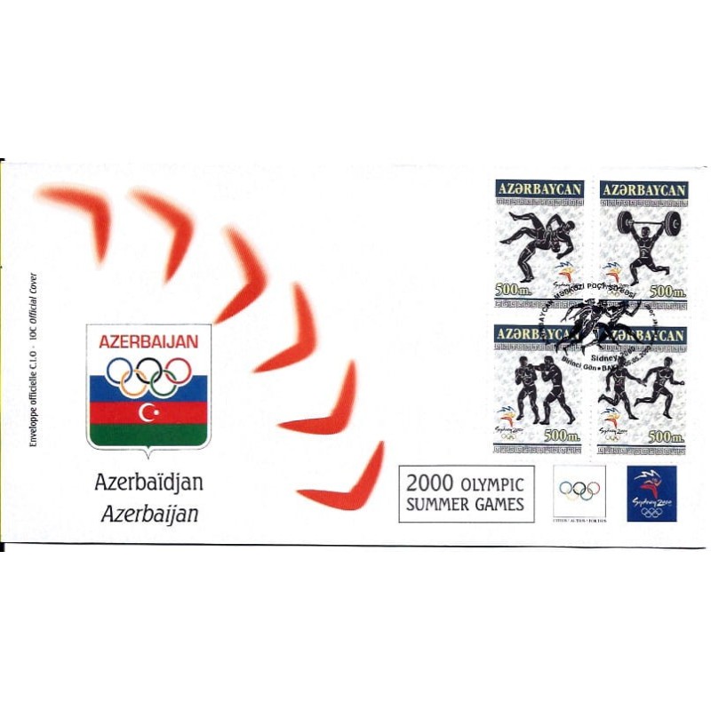 Azerbejdżan 2000, Igrzyska olimpijskie Sydney 2000. FDC