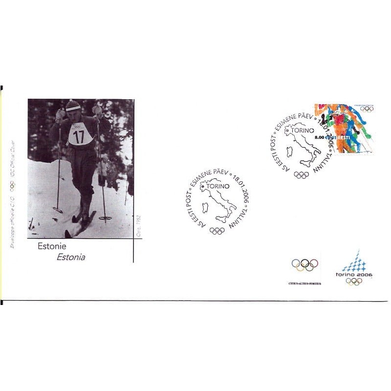 Estonia 2006, Igrzyska olimpijskie Turyn 2006. FDC