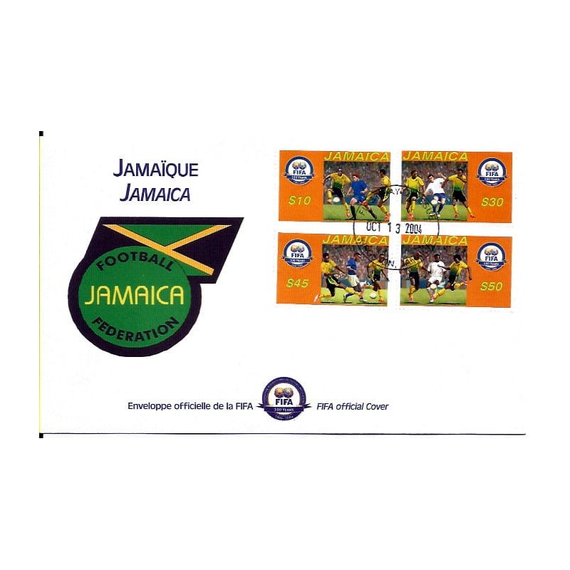 Jamajka 2004, Piłka nożna, FIFA, 100 lat. FDC