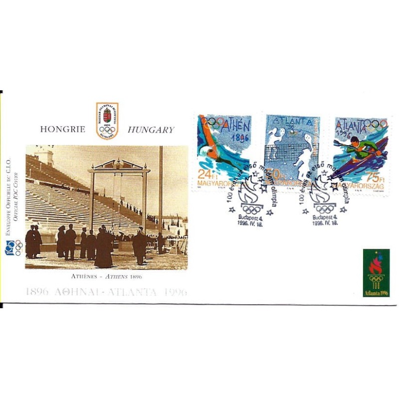 Węgry 1996, Igrzyska olimpijskie Atlanta 1996. FDC