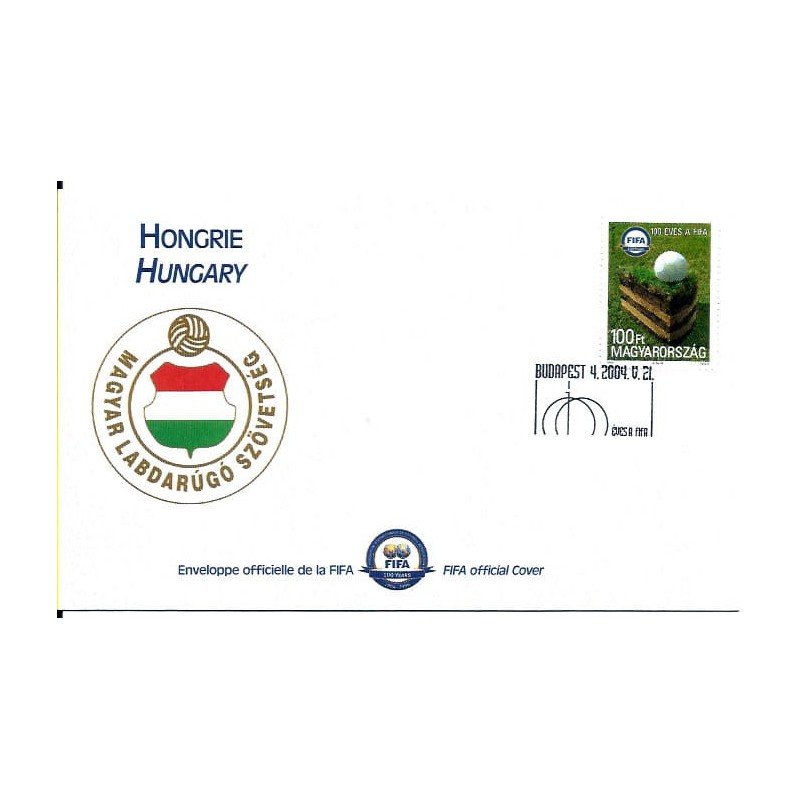 Węgry 2004, Piłka nożna, FIFA, 100 lat. FDC