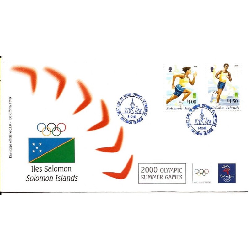 Wyspy Salomona 2000, Igrzyska olimpijskie Sydney 2000. FDC