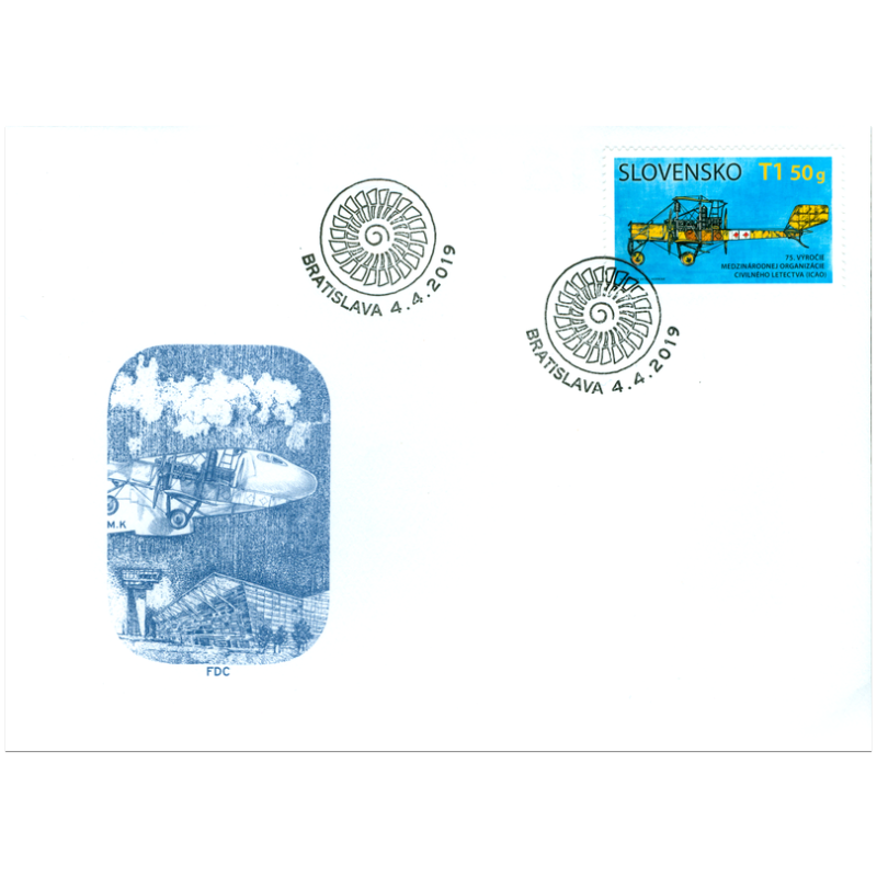 Słowacja 2019, Samolot, organizacja ICAO. FDC
