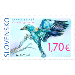Słowacja 2019, EUROPA CEPT, ptaki **